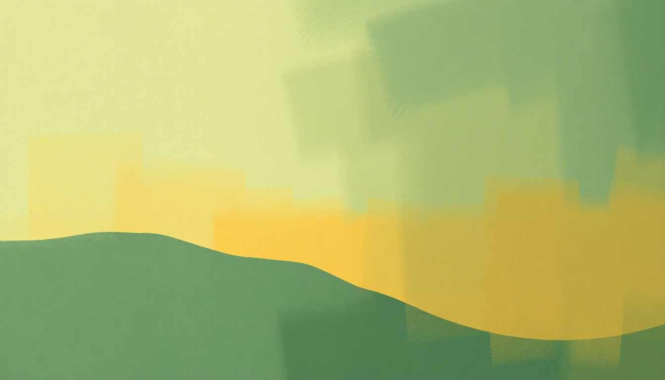Fan-driven abstract illustration evoking the emotional arc of Old College Try by The Mountain Goats