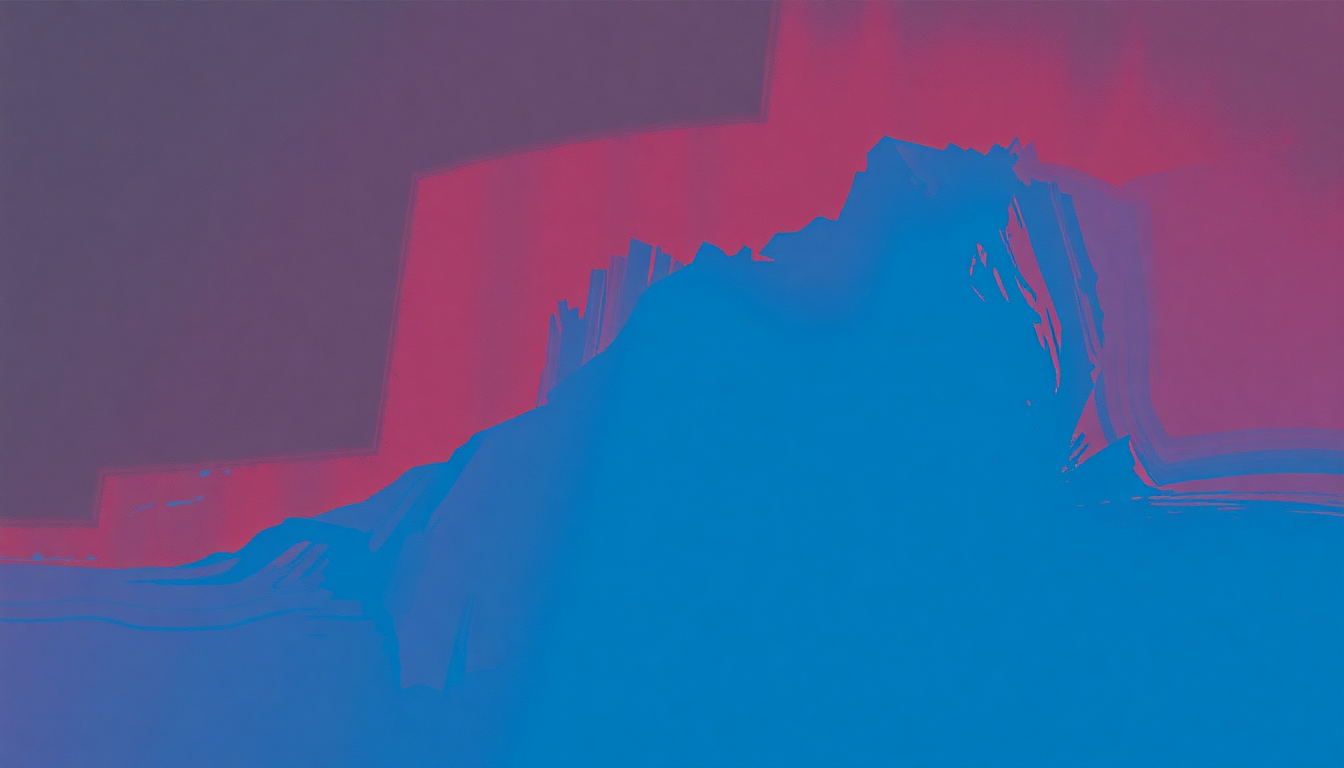 Fan-driven abstract illustration evoking the emotional arc of On the Move by Big Daddy Kane