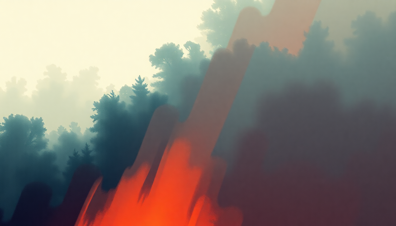 Fan-driven abstract illustration evoking the emotional arc of On Top by Flume