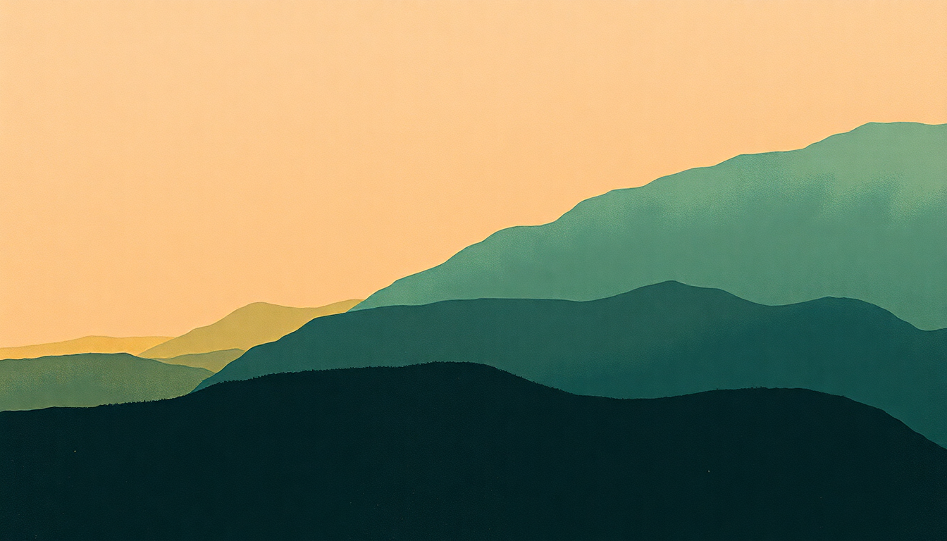 Fan-driven abstract illustration evoking the emotional arc of On Your Own by The Verve
