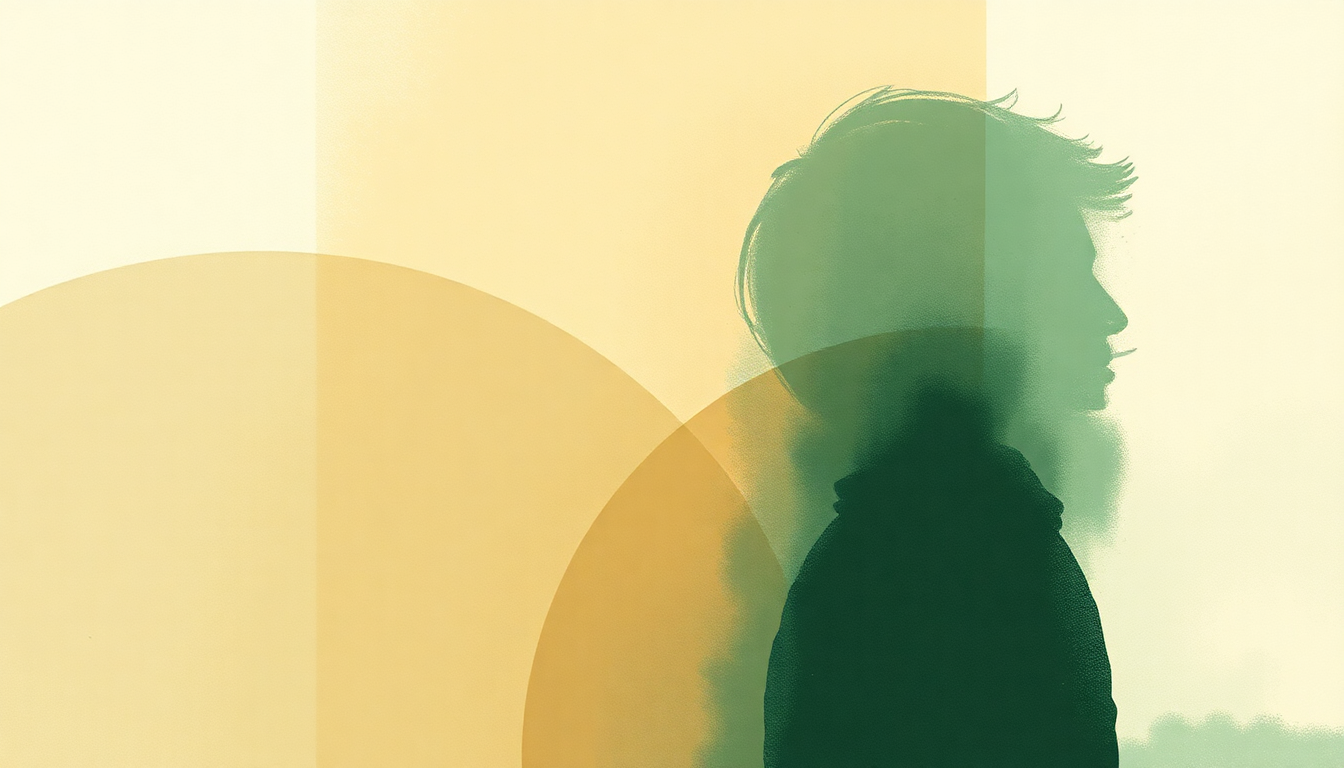 Fan-driven abstract illustration evoking the emotional arc of One Day at a Time by Sam Smith