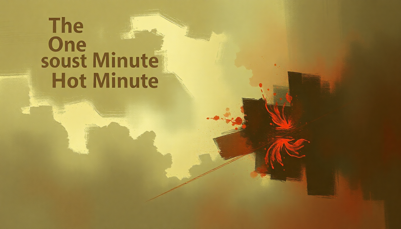 Fan-driven abstract illustration evoking the emotional arc of One Hot Minute by Red Hot Chili Peppers