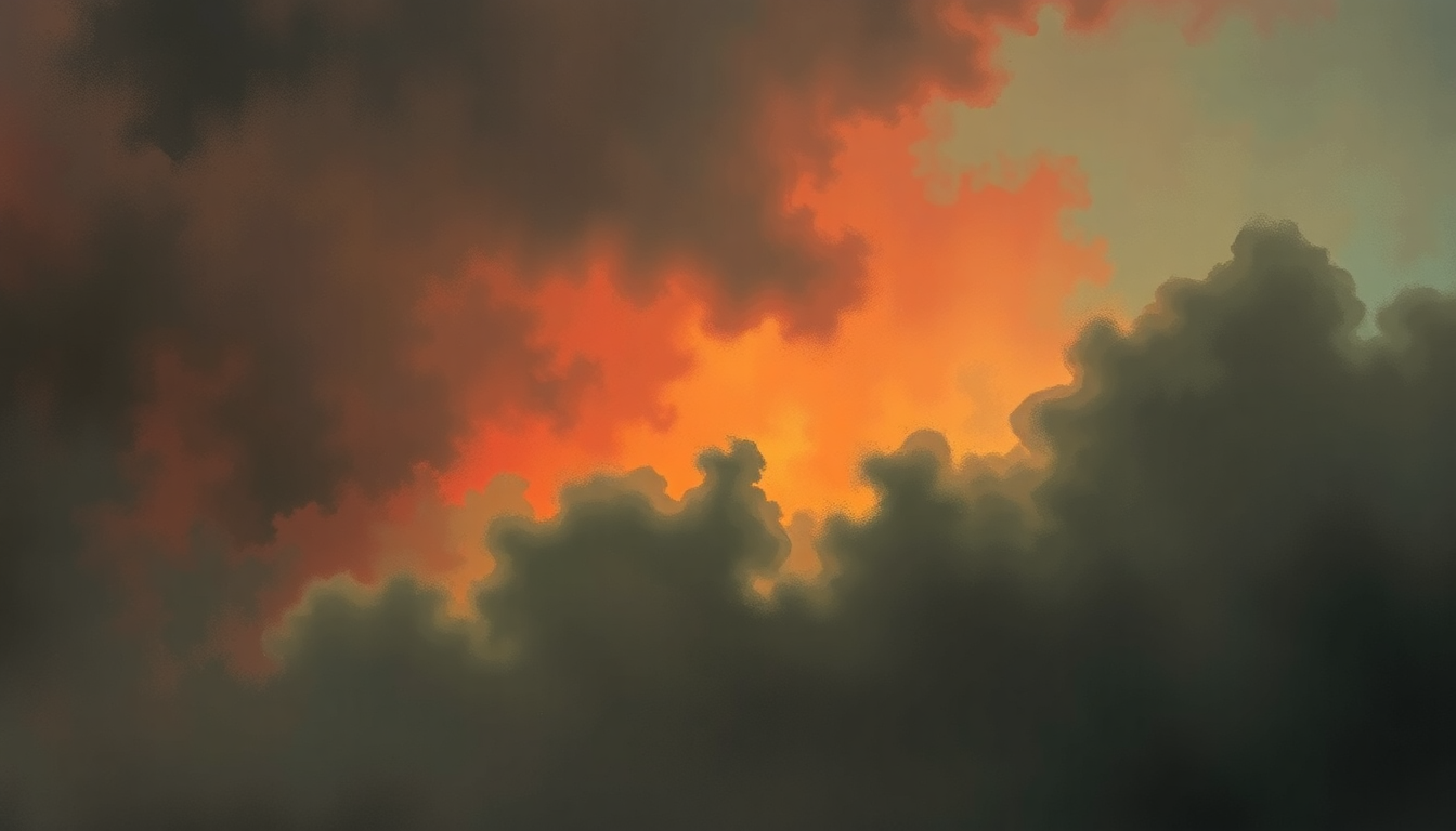 Fan-driven abstract illustration evoking the emotional arc of One Hundred Years by The Cure