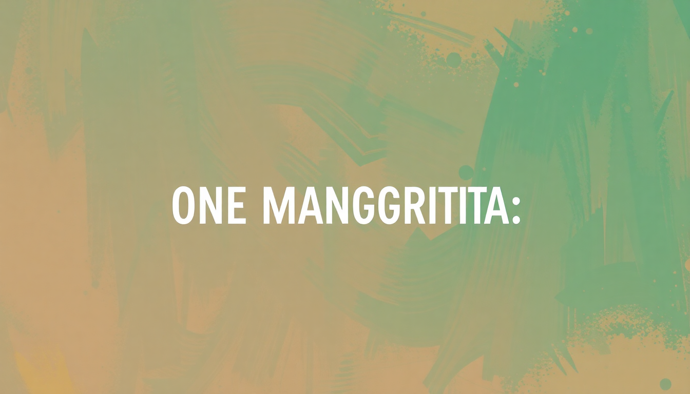 Fan-driven abstract illustration evoking the emotional arc of One Margarita by Luke Bryan