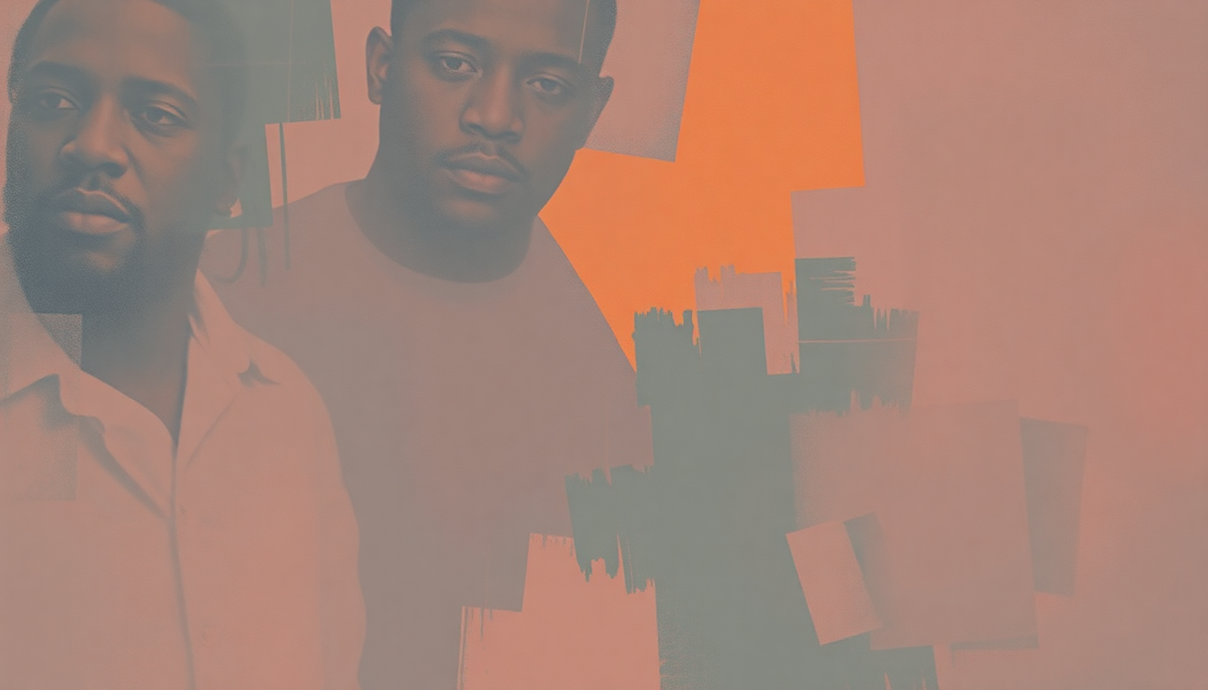 Fan-driven abstract illustration evoking the emotional arc of One More Chance / Stay with Me (Remix) by The Notorious B.I.G.
