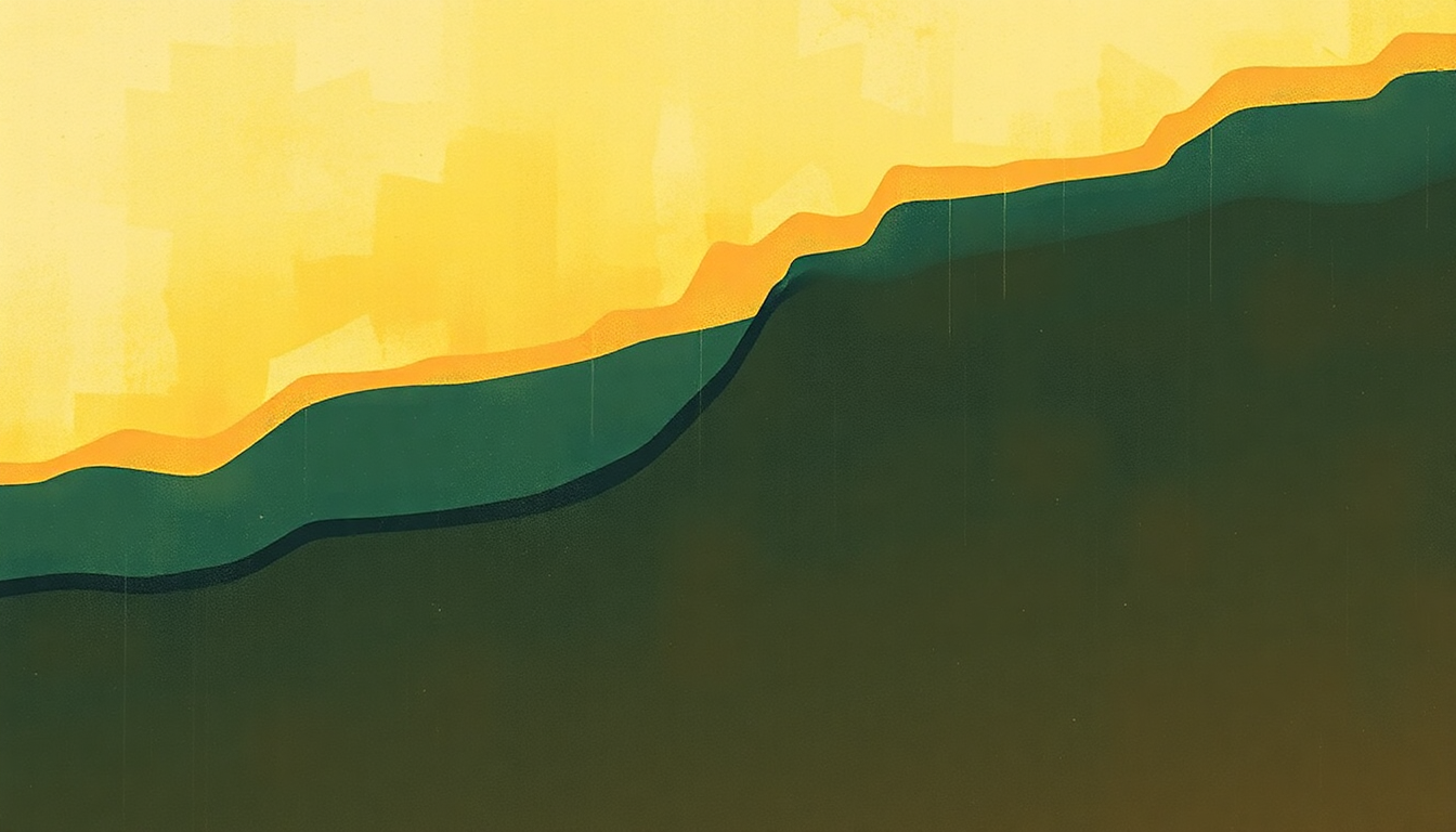 Fan-driven abstract illustration evoking the emotional arc of One More Sign by Buffalo Springfield