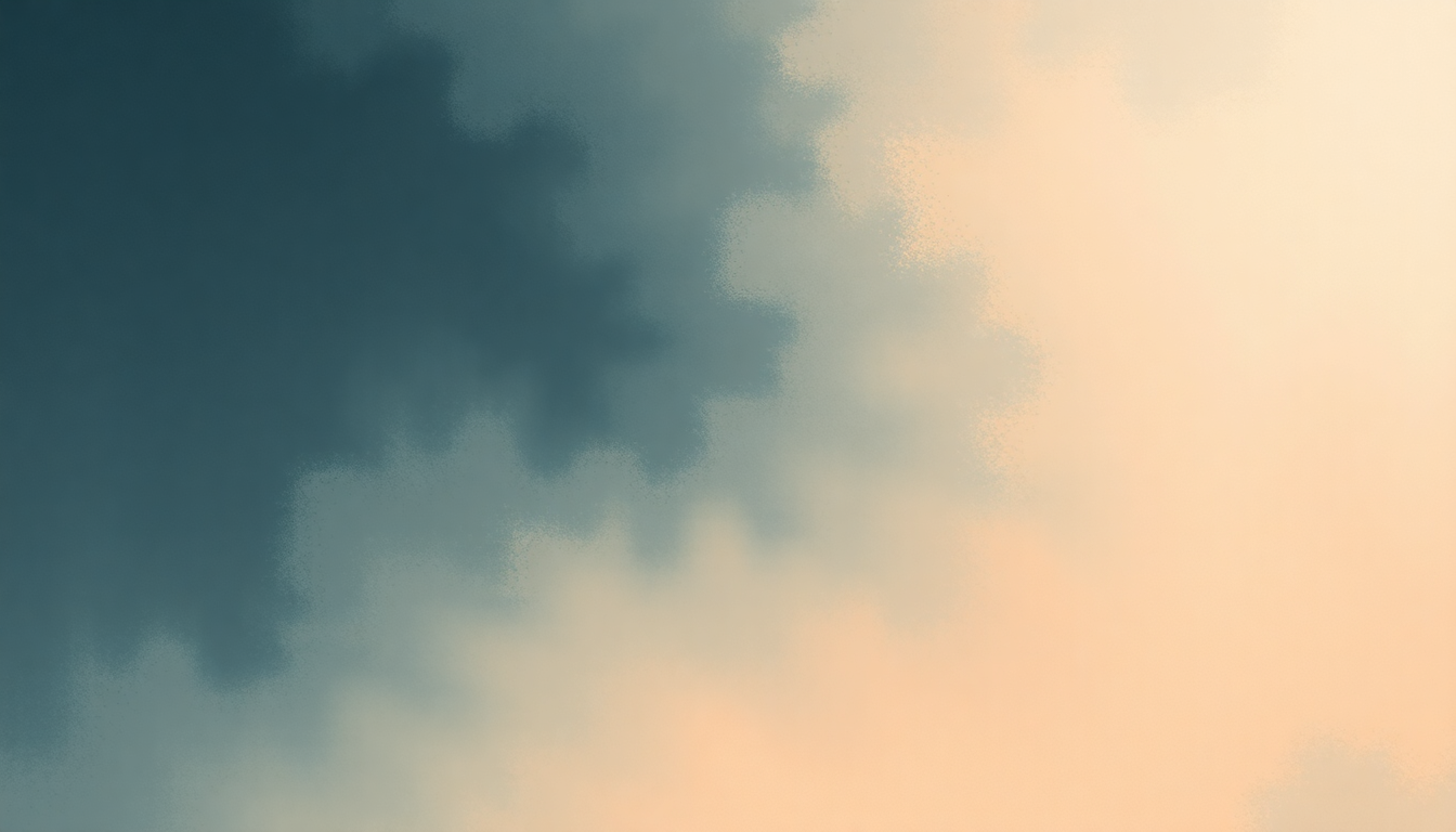 Fan-driven abstract illustration evoking the emotional arc of One to Remember by Khruangbin