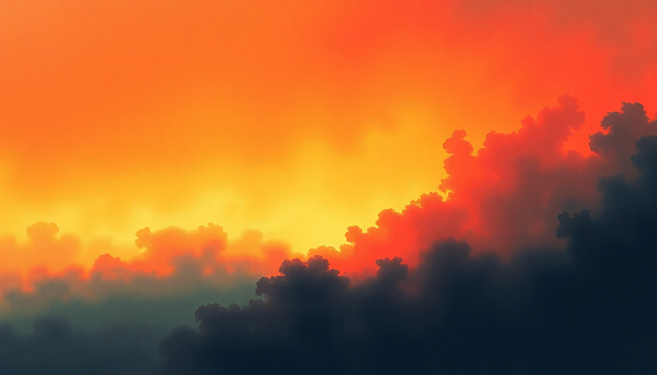 Fan-driven abstract illustration evoking the emotional arc of One Vision by Queen