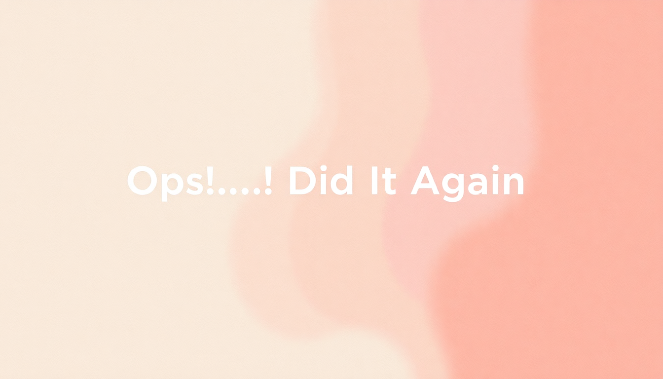 Fan-driven abstract illustration evoking the emotional arc of Oops!... I Did It Again by Britney Spears