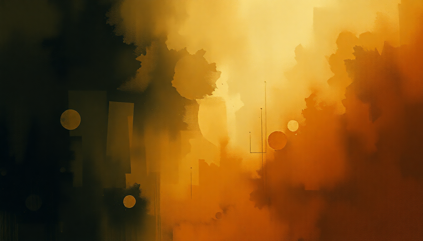 Fan-driven abstract illustration evoking the emotional arc of Open Letter to Duke by Charles Mingus