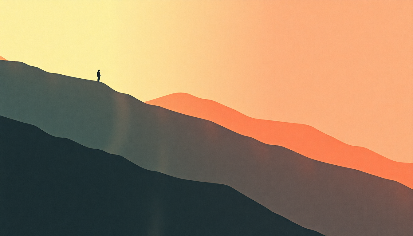 Fan-driven abstract illustration evoking the emotional arc of Organ Donor by DJ Shadow