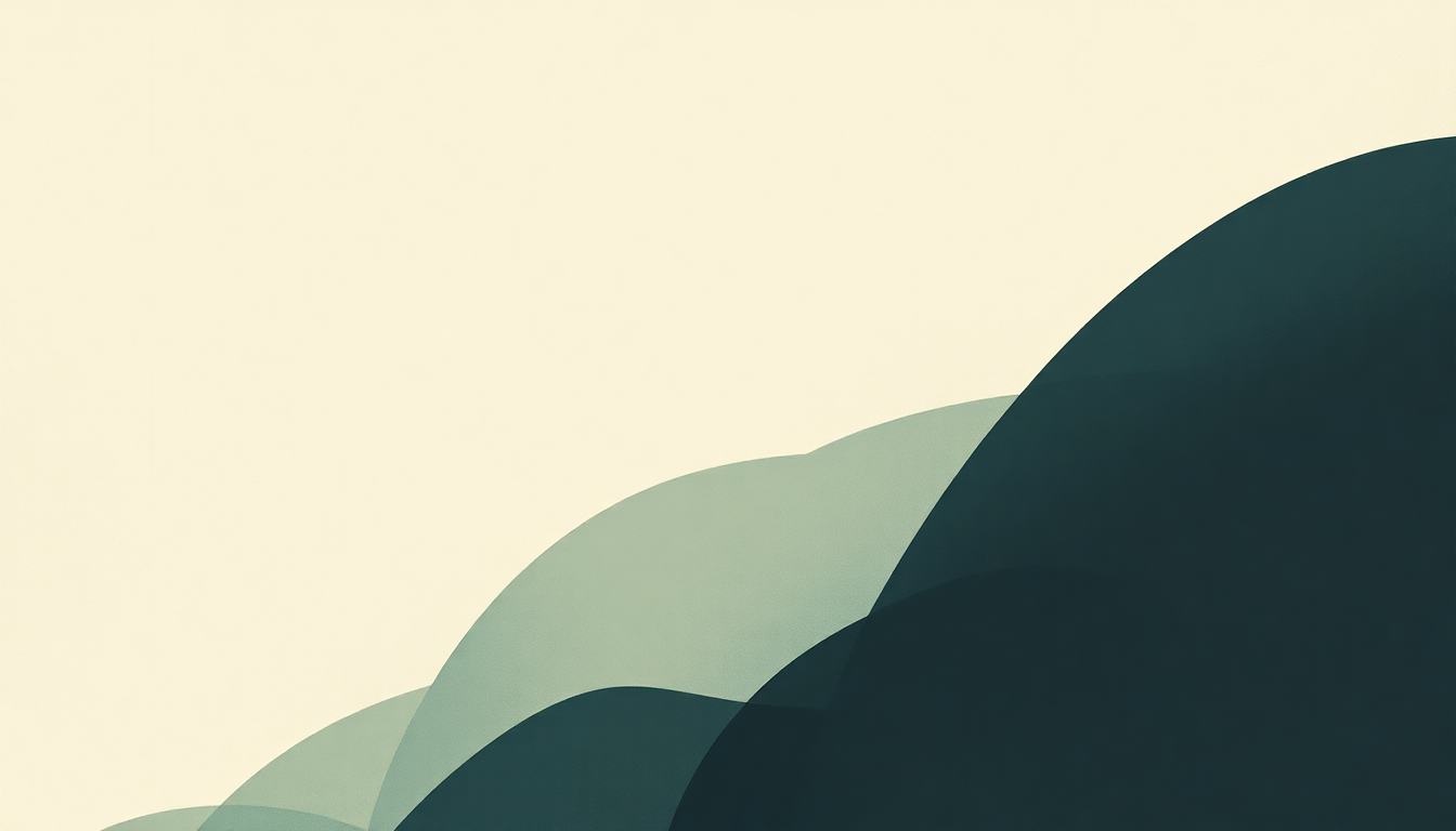 Fan-driven abstract illustration evoking the emotional arc of Orphee by Johann Johannsson