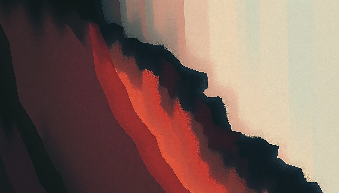 Fan-driven abstract illustration evoking the emotional arc of Otherside by Red Hot Chili Peppers