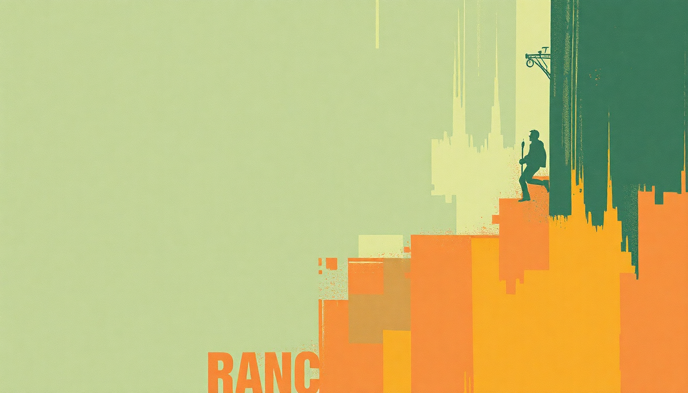 Fan-driven abstract illustration evoking the emotional arc of Out of Control by Rancid