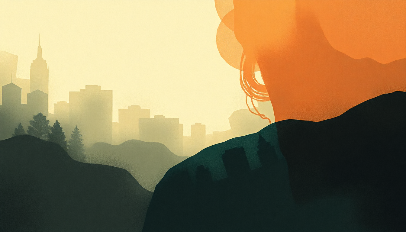 Fan-driven abstract illustration evoking the emotional arc of Out of Time by The Weeknd