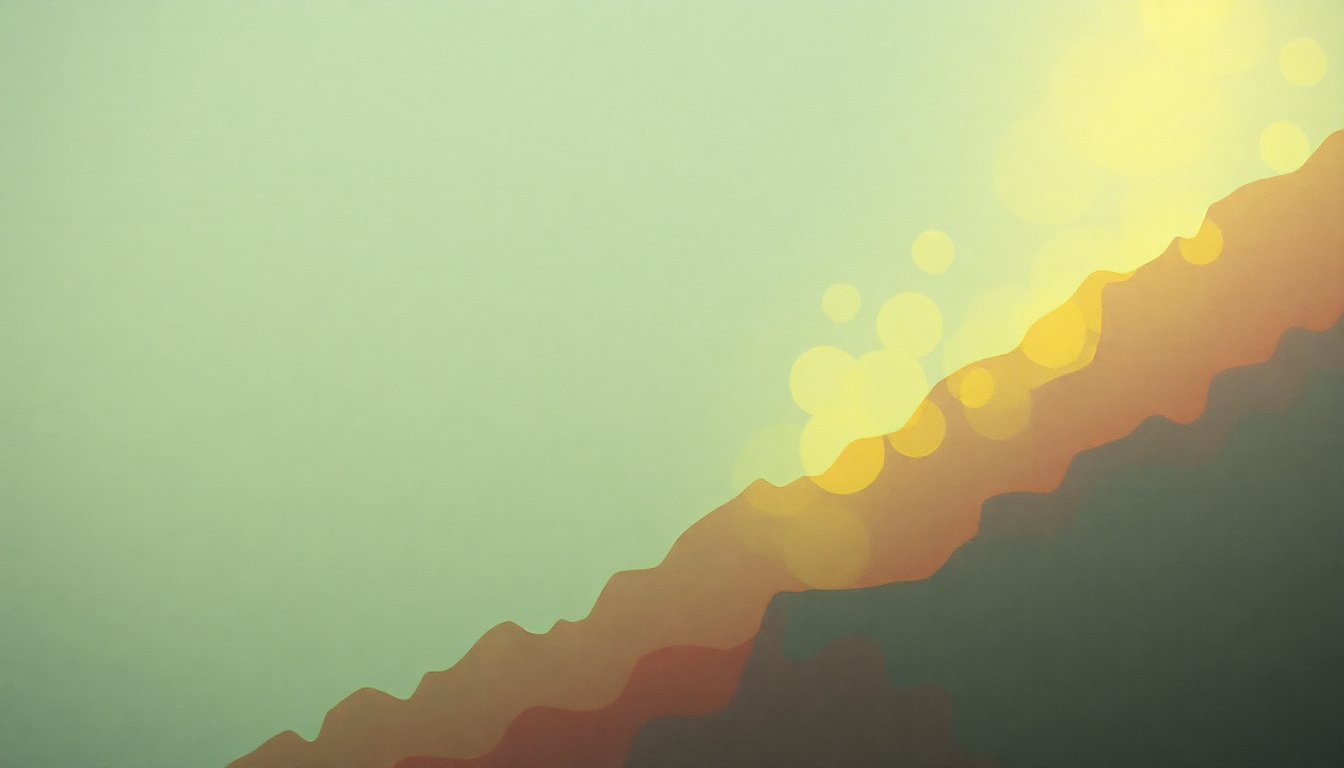 Fan-driven abstract illustration evoking the emotional arc of Out of Tune by Roni Size