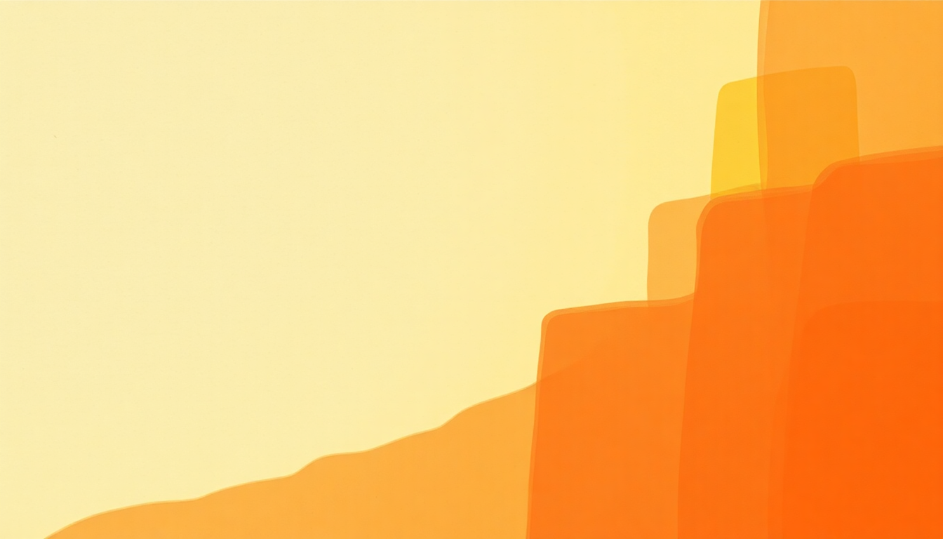 Fan-driven abstract illustration evoking the emotional arc of Outlier by Bonobo