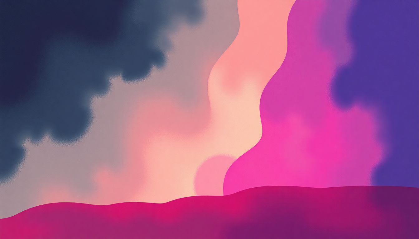 Fan-driven abstract illustration evoking the emotional arc of Outstanding by The Gap Band