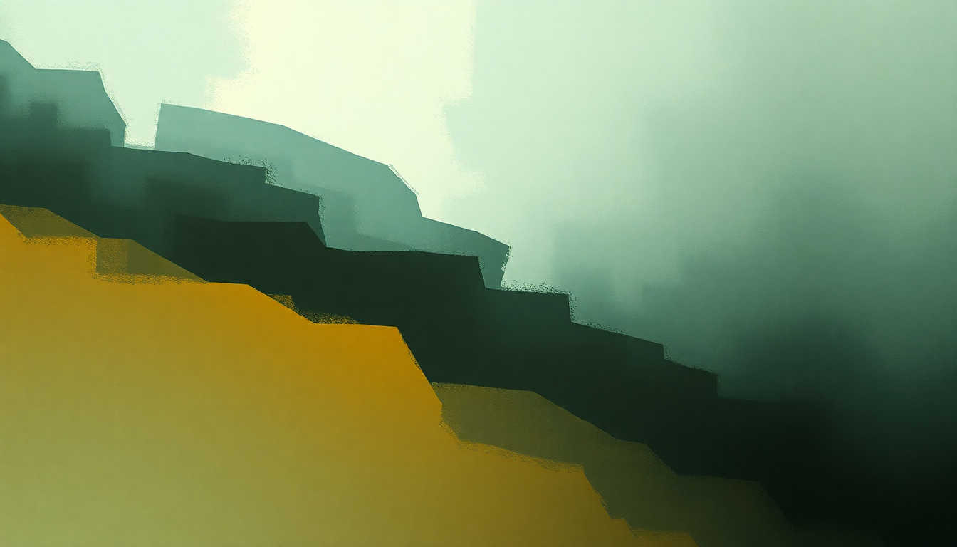 Fan-driven abstract illustration evoking the emotional arc of Over and Out by Foo Fighters