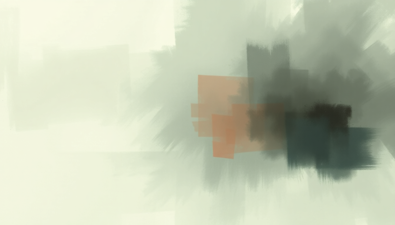 Fan-driven abstract illustration evoking the emotional arc of Over and Over and Over by Jack White