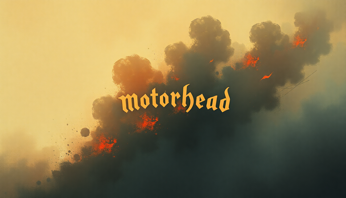 Fan-driven abstract illustration evoking the emotional arc of Overkill by Motörhead