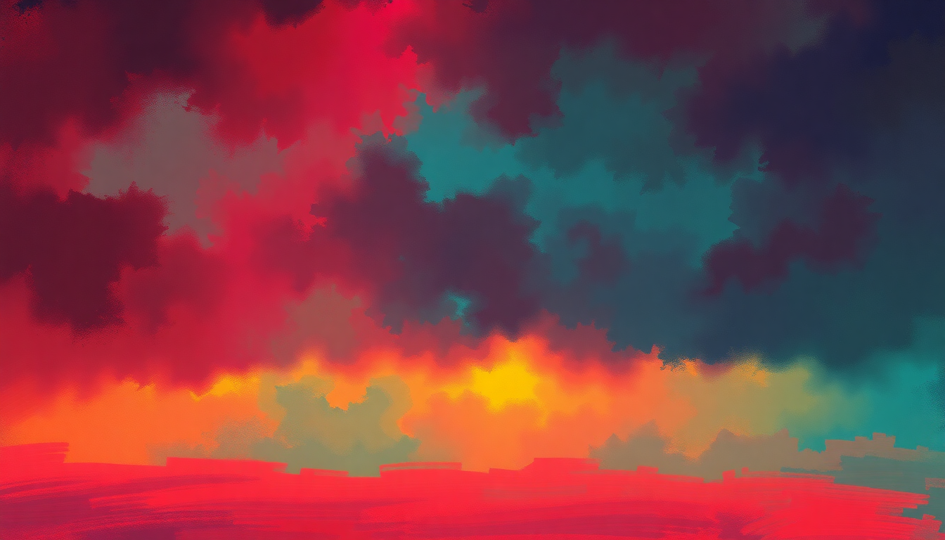 Fan-driven abstract illustration evoking the emotional arc of Oye Mi Canto! by Gloria Estefan