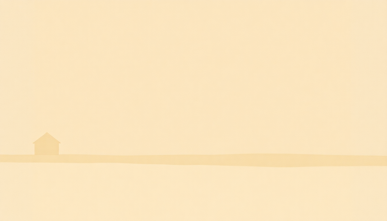 Fan-driven abstract illustration evoking the emotional arc of Paint the Town Beige by Robert Earl Keen