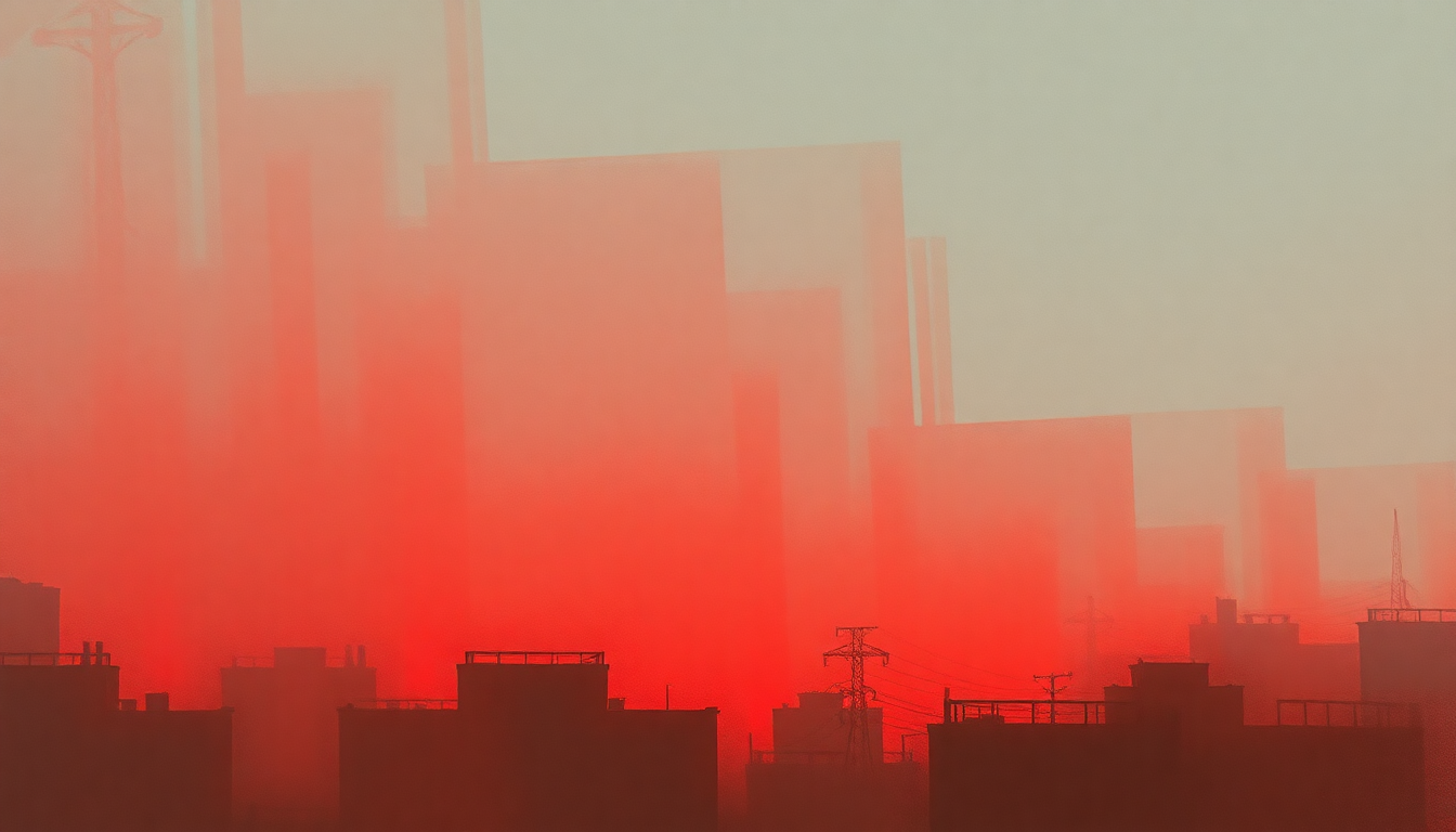 Fan-driven abstract illustration evoking the emotional arc of Paint The Town Red by Doja Cat