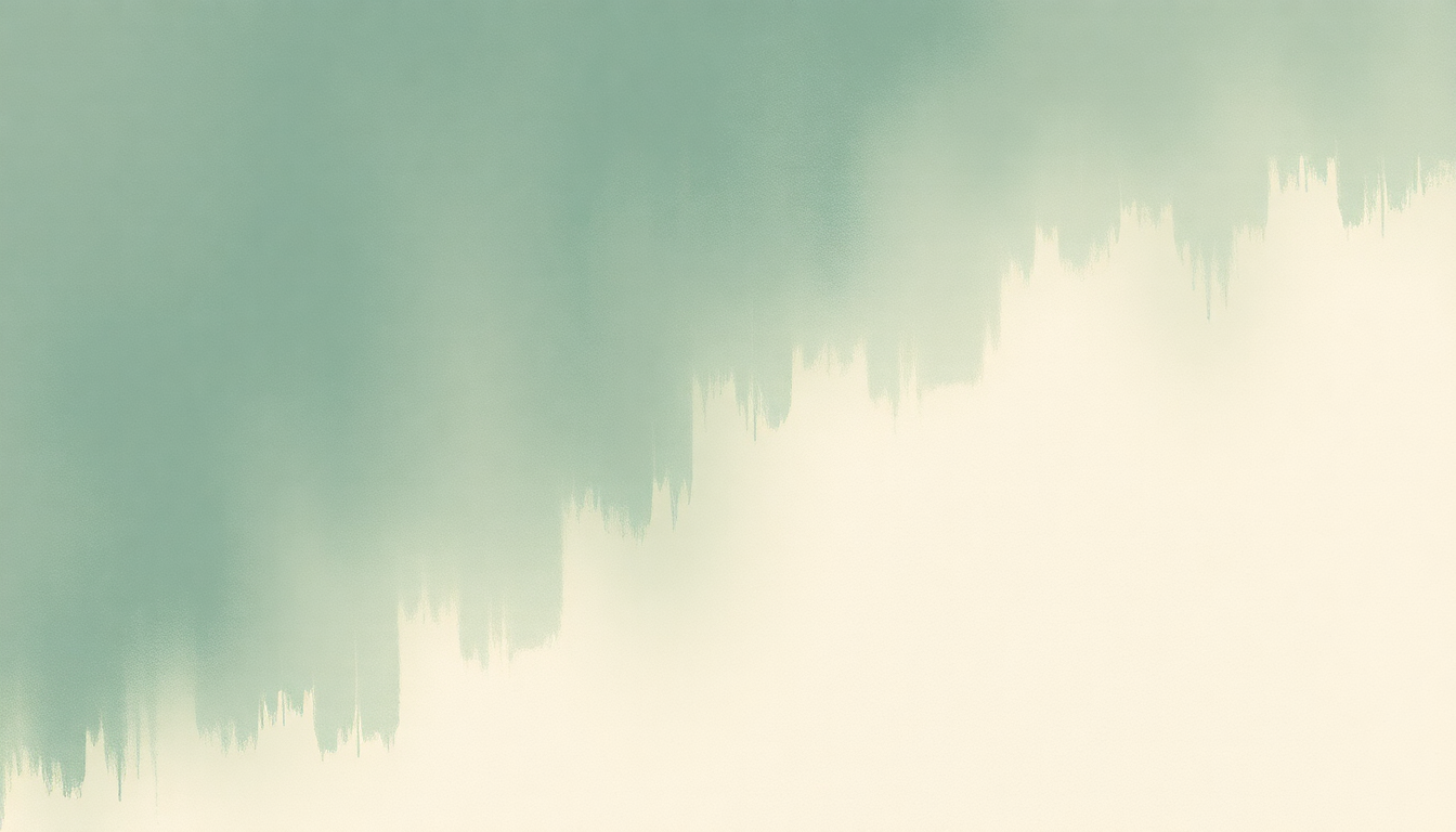 Fan-driven abstract illustration evoking the emotional arc of Pale September by Fiona Apple