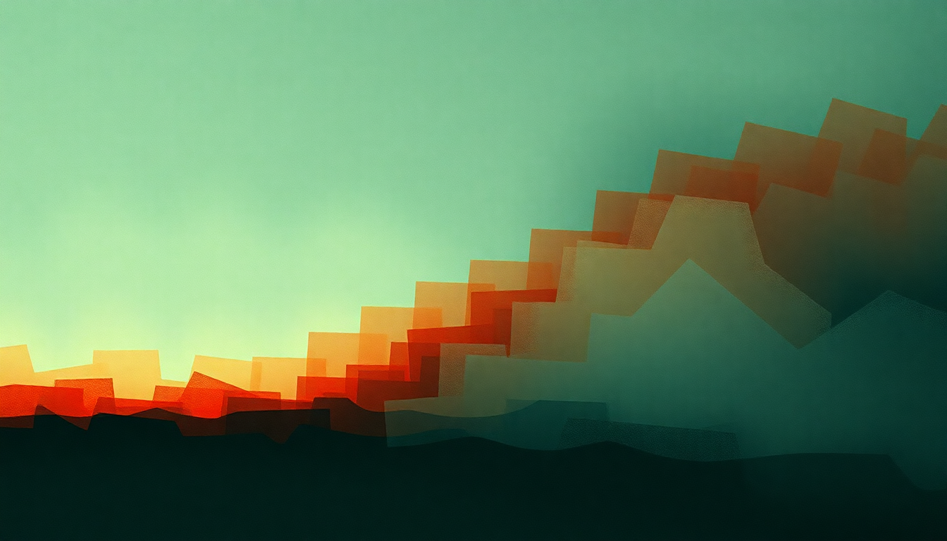 Fan-driven abstract illustration evoking the emotional arc of Panic Prone by Chevelle