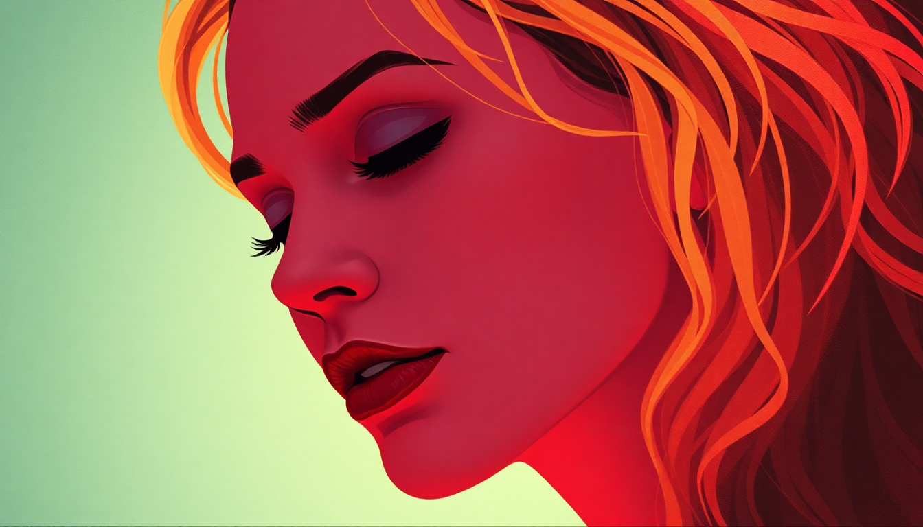 Fan-driven abstract illustration evoking the emotional arc of Papa Don't Preach by Madonna