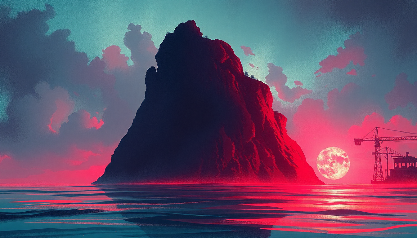 Fan-driven abstract illustration evoking the emotional arc of Paradise City by Guns N' Roses