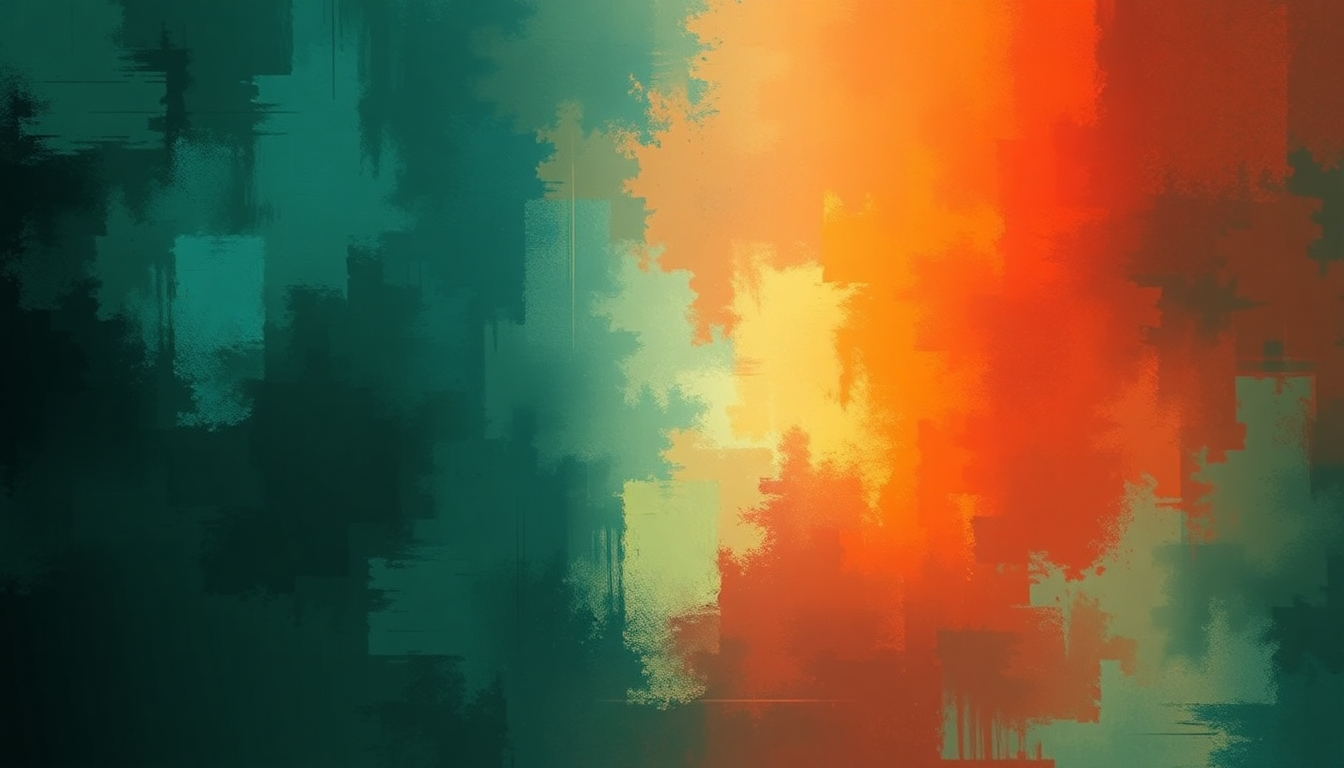 Fan-driven abstract illustration evoking the emotional arc of Paranoid Android by Radiohead