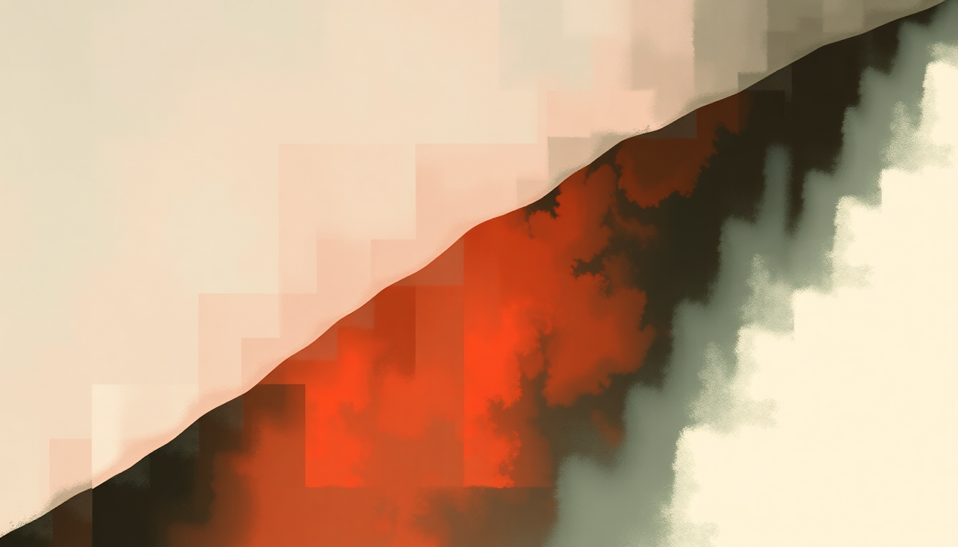 Fan-driven abstract illustration evoking the emotional arc of Paranoid by Kanye West