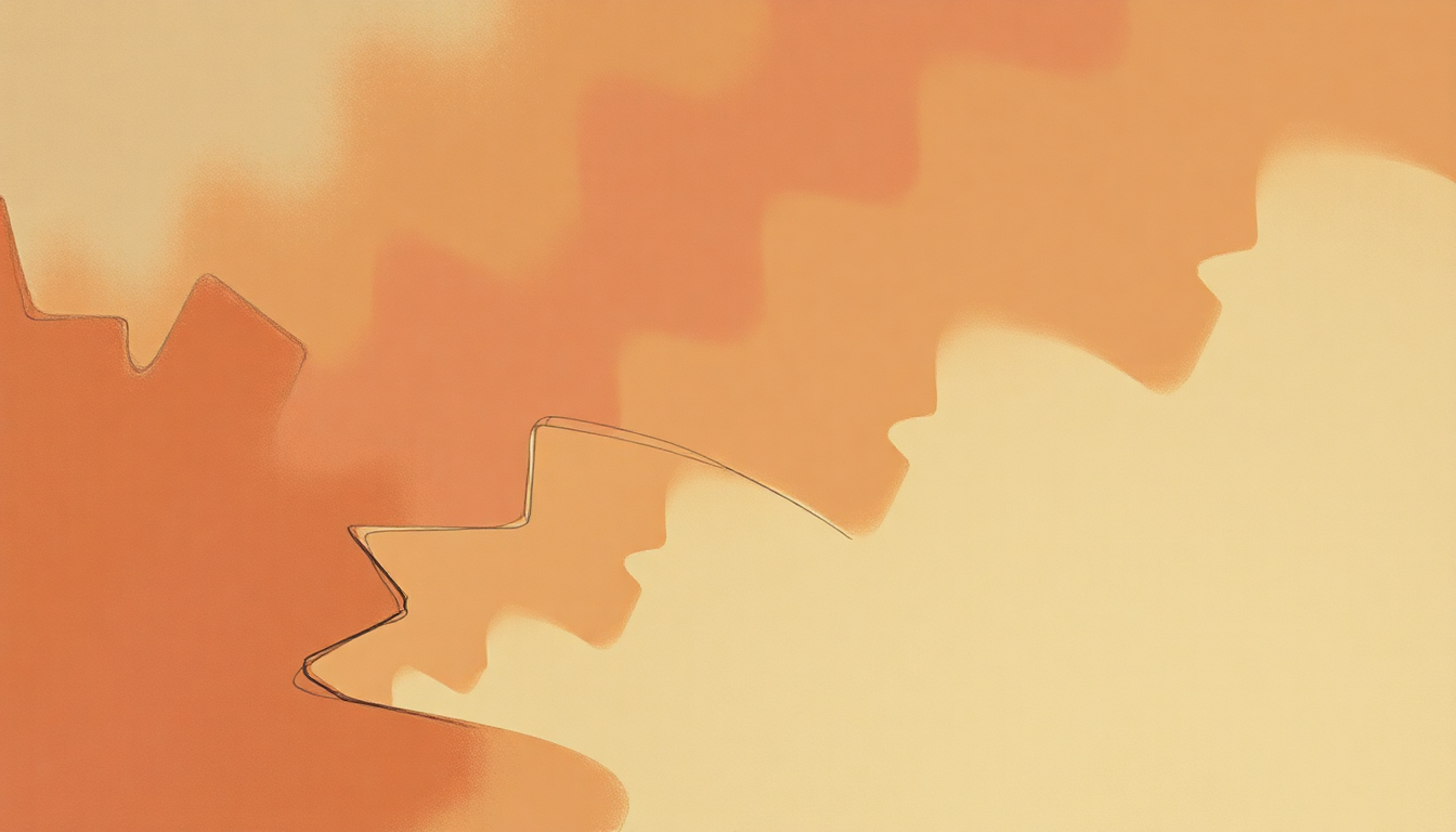 Fan-driven abstract illustration evoking the emotional arc of Parting Gift by Fiona Apple