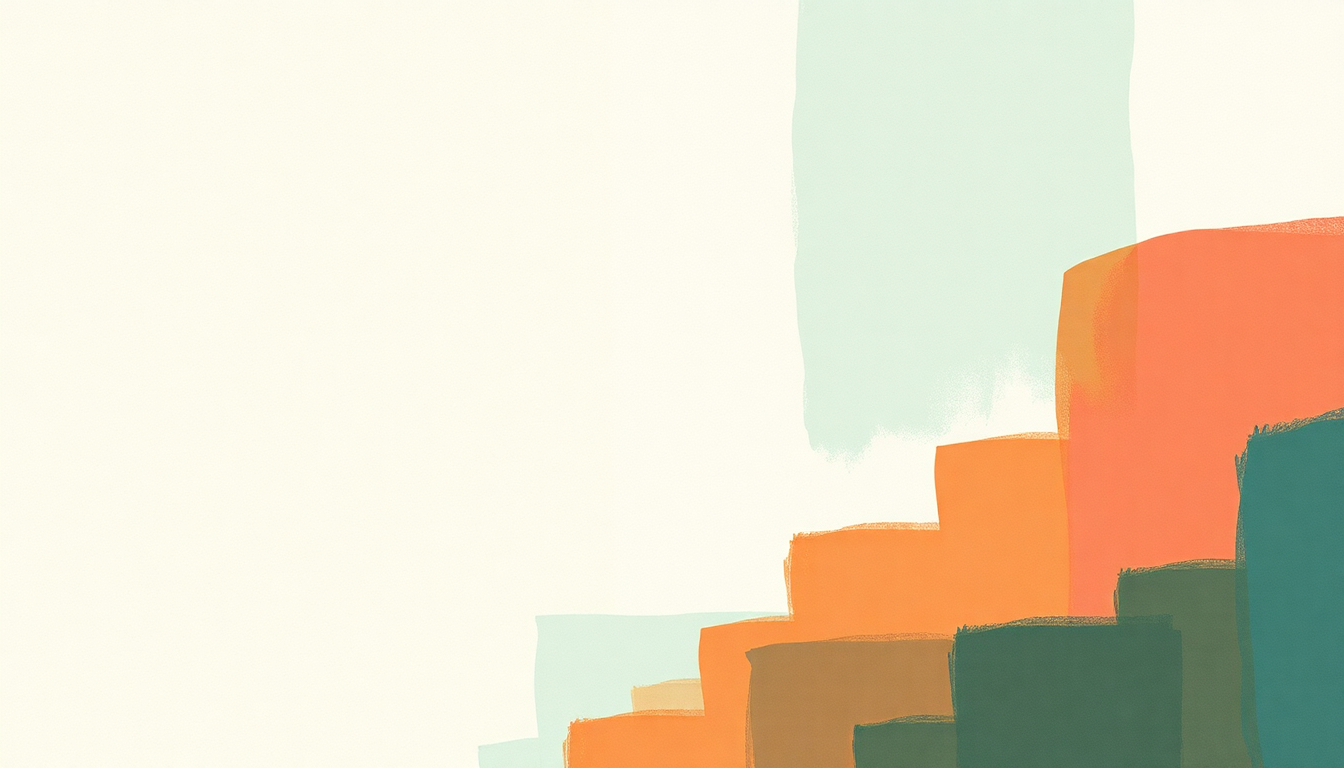 Fan-driven abstract illustration evoking the emotional arc of Pedestrian at Best by Courtney Barnett