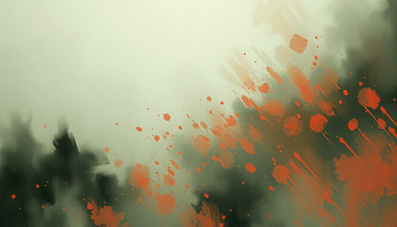 Fan-driven abstract illustration evoking the emotional arc of Peek 824545201 by Aphex Twin