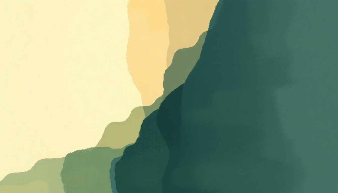 Fan-driven abstract illustration evoking the emotional arc of Perfect Places by Lorde