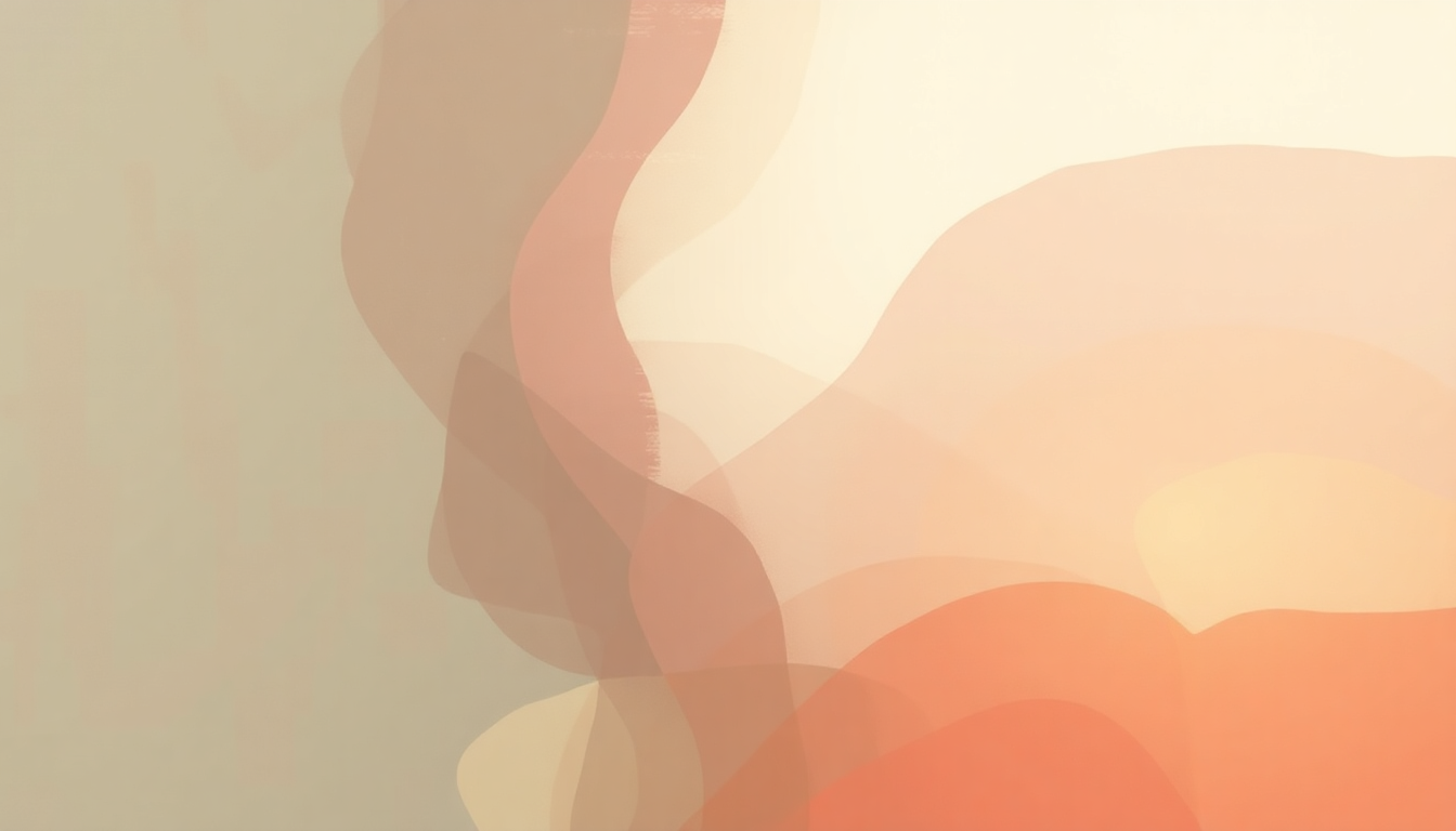 Fan-driven abstract illustration evoking the emotional arc of Petals by Hole