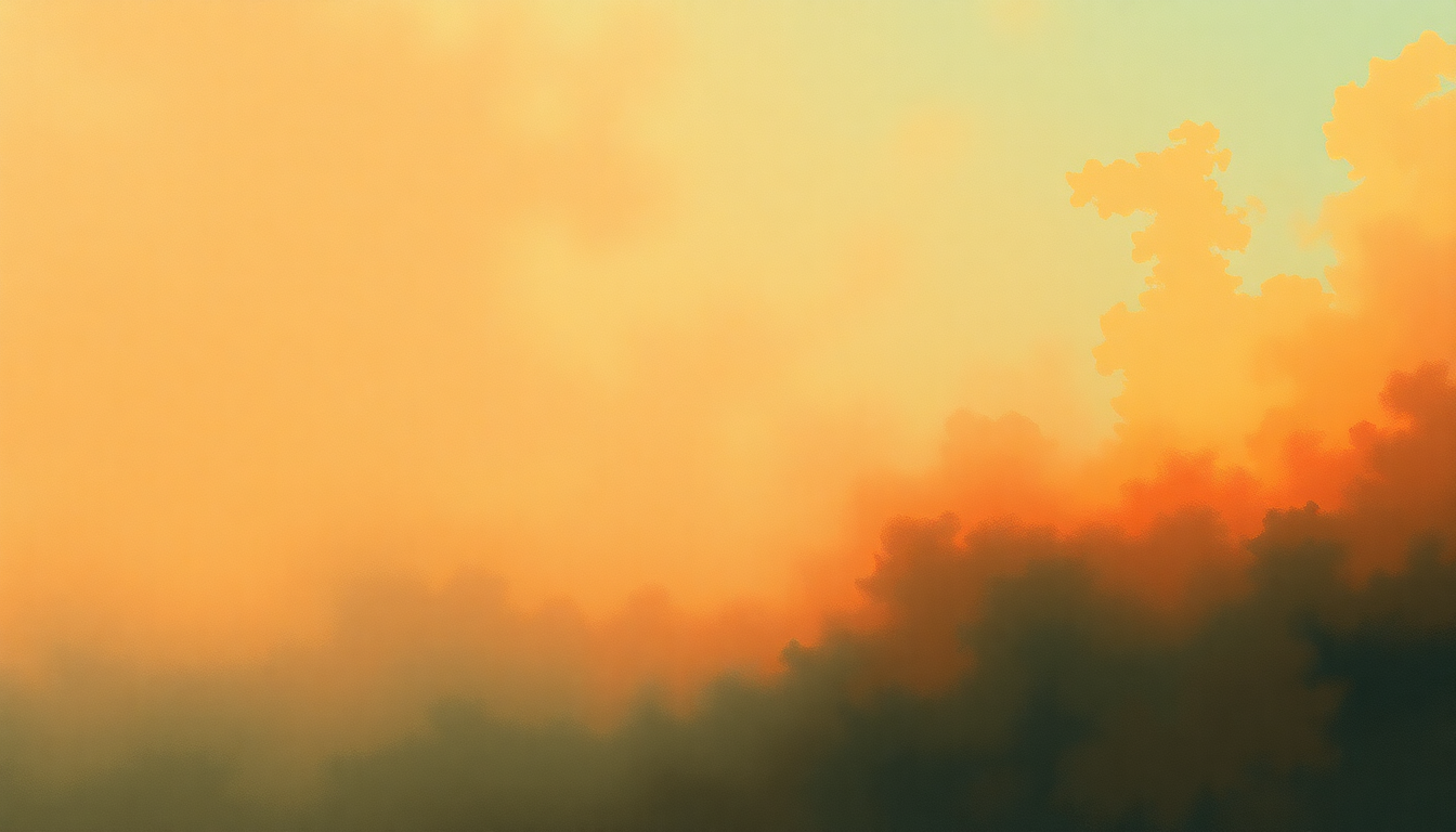 Fan-driven abstract illustration evoking the emotional arc of Phase Dance by Pat Metheny Group