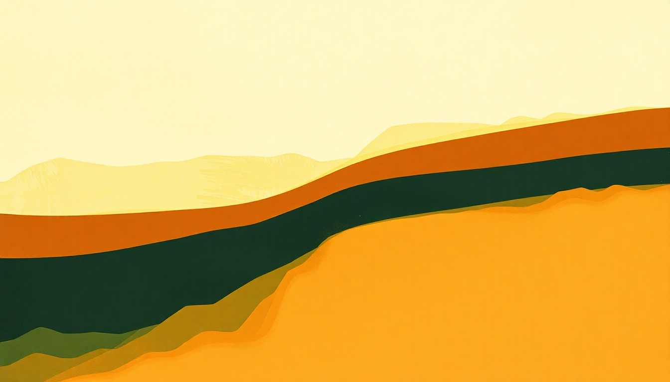 Fan-driven abstract illustration evoking the emotional arc of Piano Trio in B-flat major by Ludwig van Beethoven