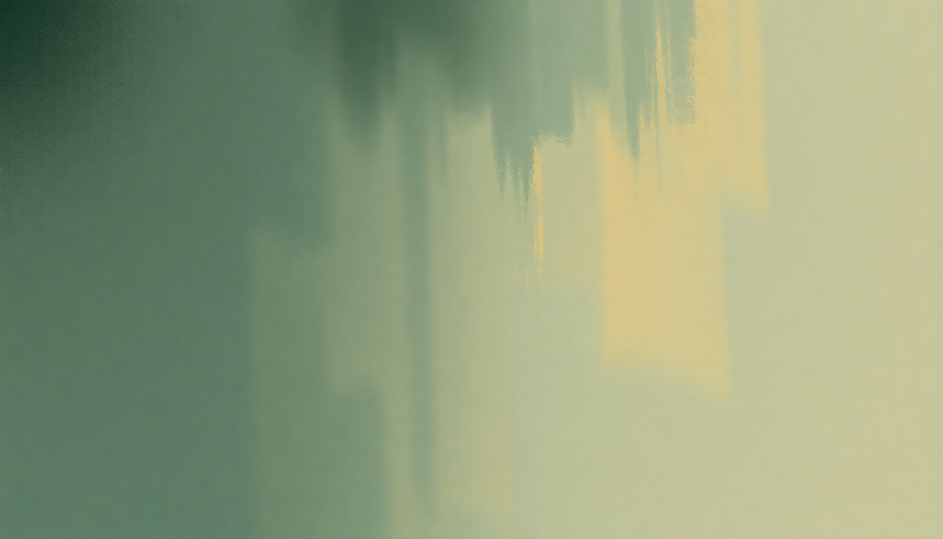 Fan-driven abstract illustration evoking the emotional arc of Picture in a Frame by Tom Waits
