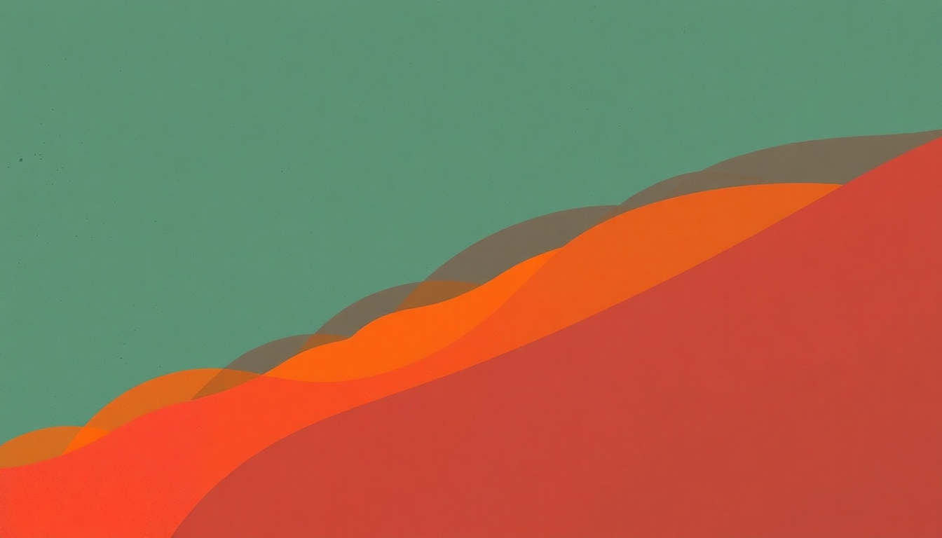 Fan-driven abstract illustration evoking the emotional arc of Pieces of a Man by Gil Scott-Heron