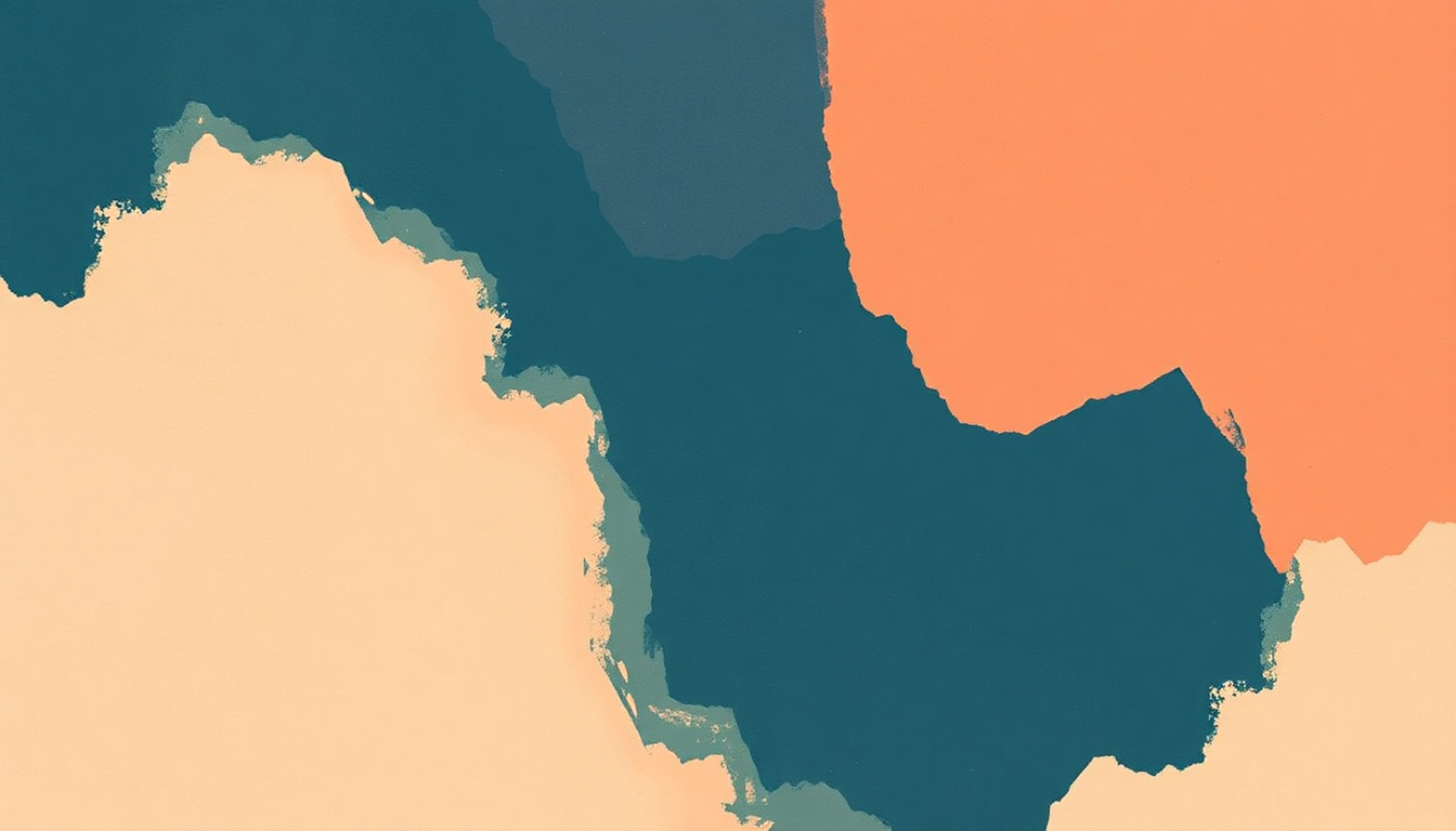 Fan-driven abstract illustration evoking the emotional arc of Pied Piper by BTS