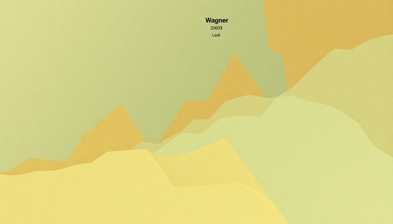 Fan-driven abstract illustration evoking the emotional arc of Pilgrims Chorus by Wagner