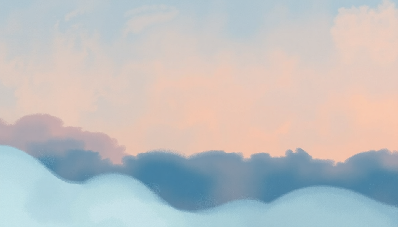 Fan-driven abstract illustration evoking the emotional arc of Pillowland by The Laurie Berkner Band