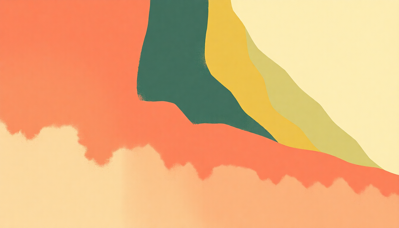 Fan-driven abstract illustration evoking the emotional arc of Pills by St. Vincent