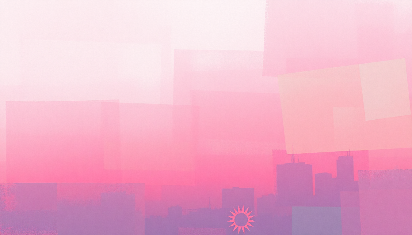 Fan-driven abstract illustration evoking the emotional arc of Pink by Aerosmith