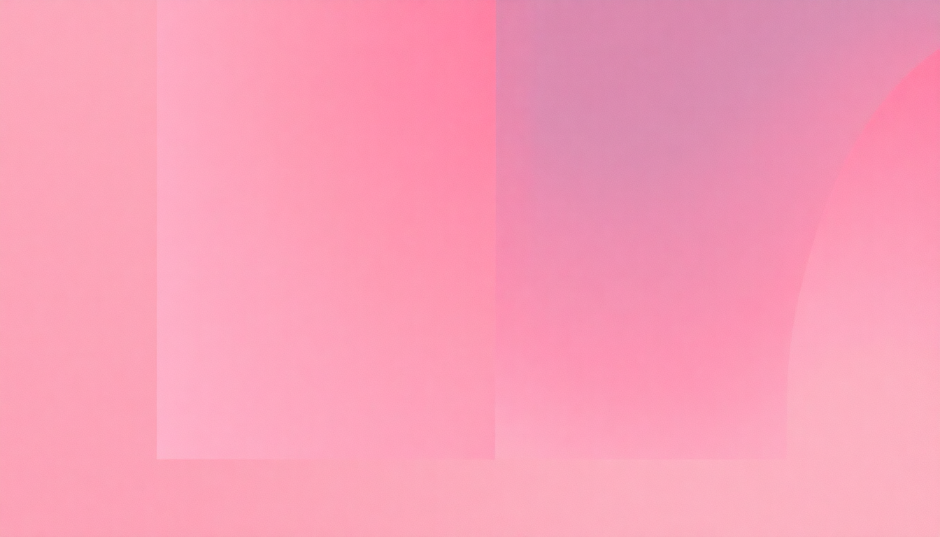 Fan-driven abstract illustration evoking the emotional arc of Pink Light by Squirrel Flower