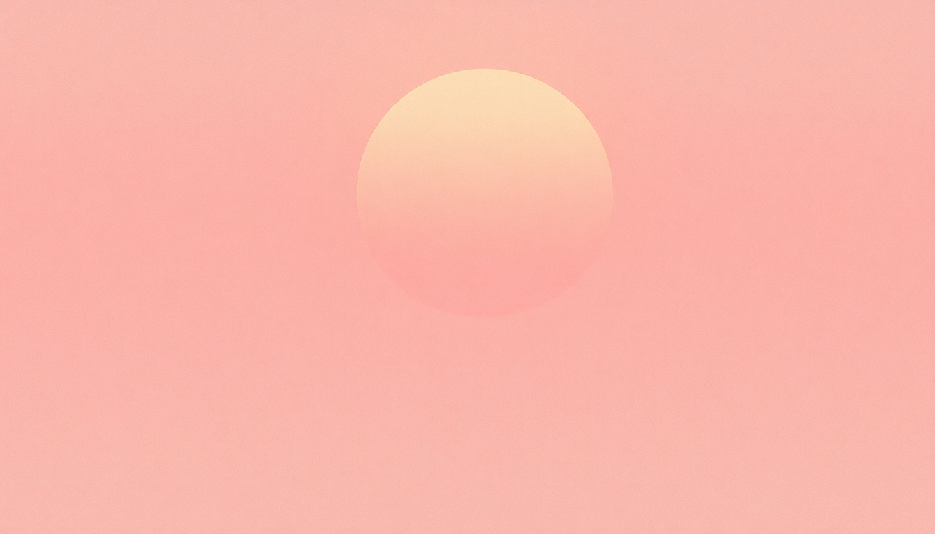 Fan-driven abstract illustration evoking the emotional arc of Pink Moon by Nick Drake